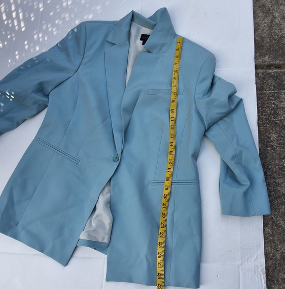 Pendleton Baby Blue Wool Vintage Lined Blazer 14 NWT - Picture 14 of 14